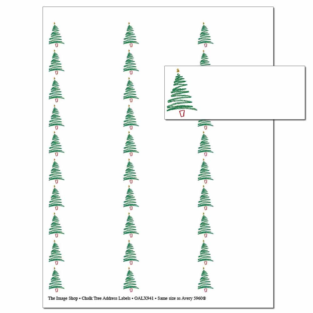Printable Holiday Address Labels | The Image Shop in Printable Christmas Card Labels For Envelopes