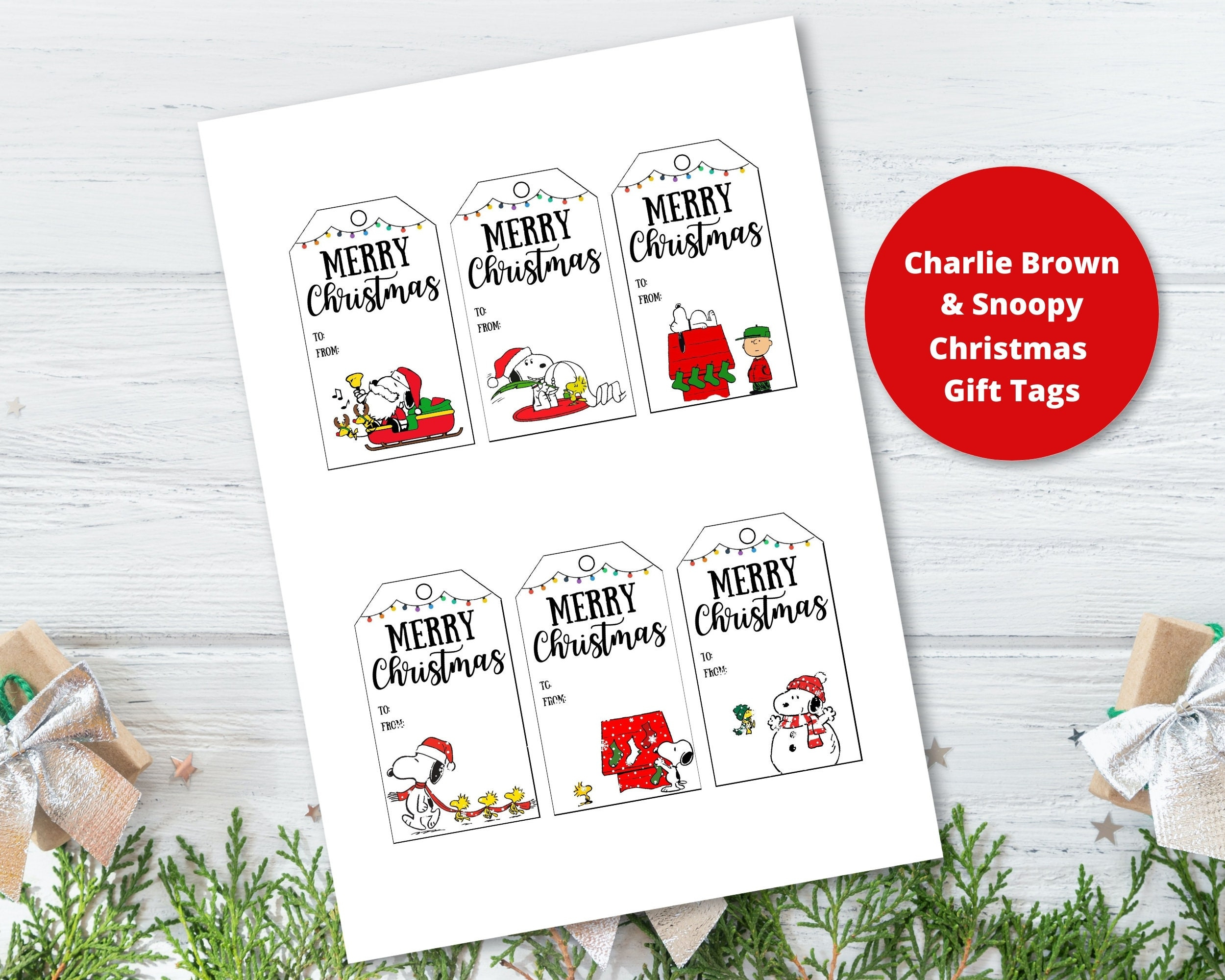 Snoopy Gift Tags Christmas - 60+ Gift Ideas For 2025 regarding Printable Christmas Tags Snoopy