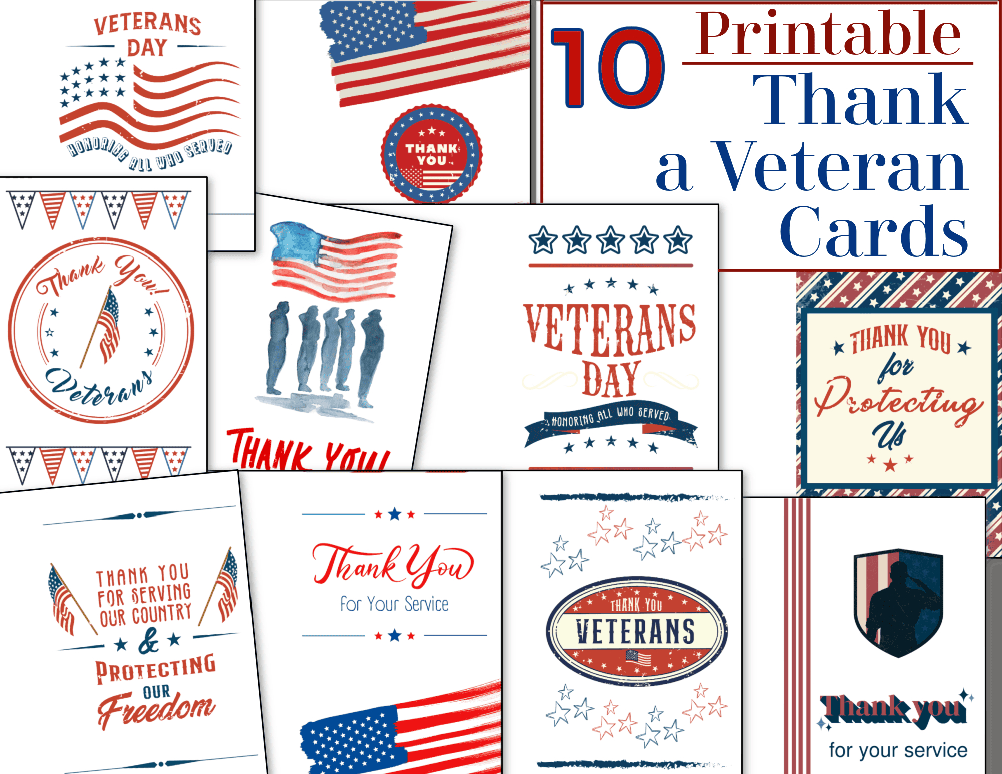 Thank A Veteran Cards - Free Printable - Organized 31 intended for Veterans Thank You Cards Free Printable