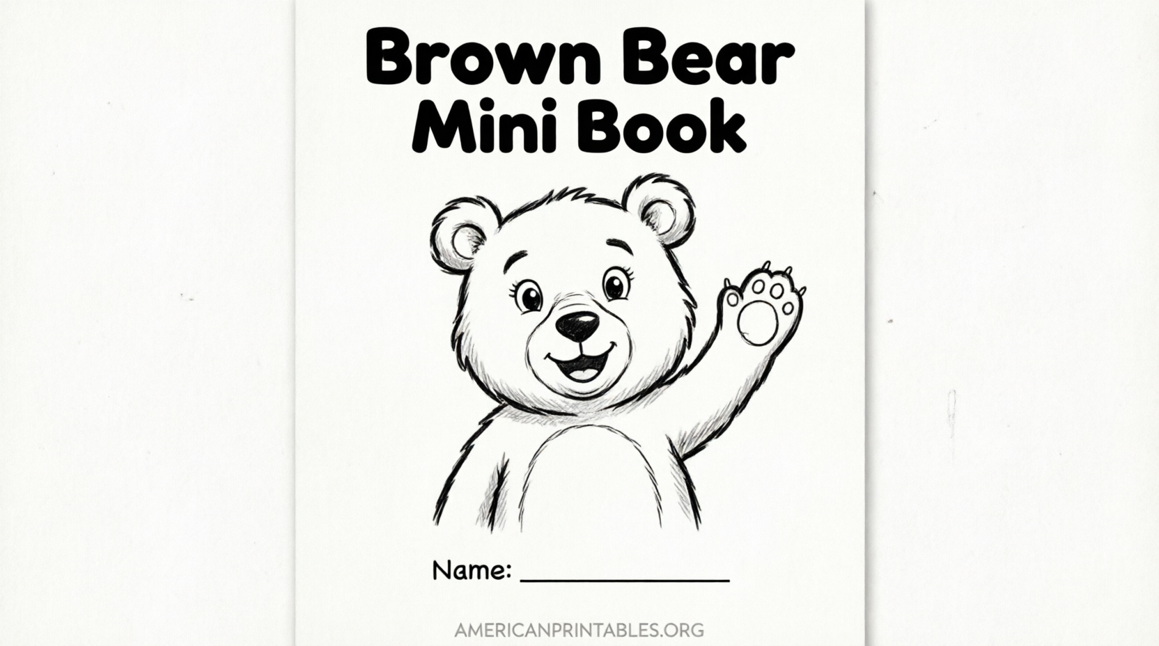 Brown Bear Brown Bear Free Printable Mini Book (1)