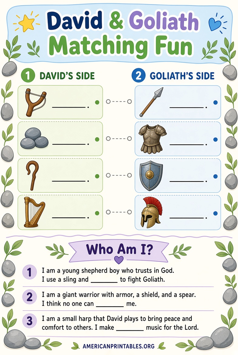 David and Goliath Free Printables for Kids (4)