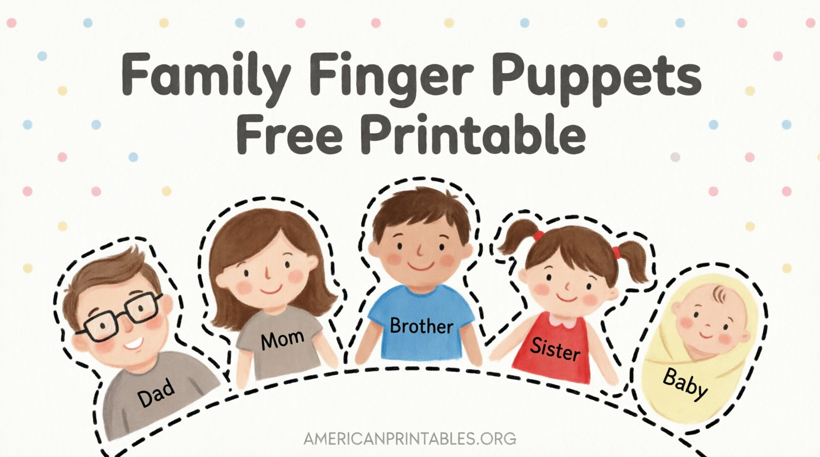 Family Finger Puppets Free Printable Guide (4)
