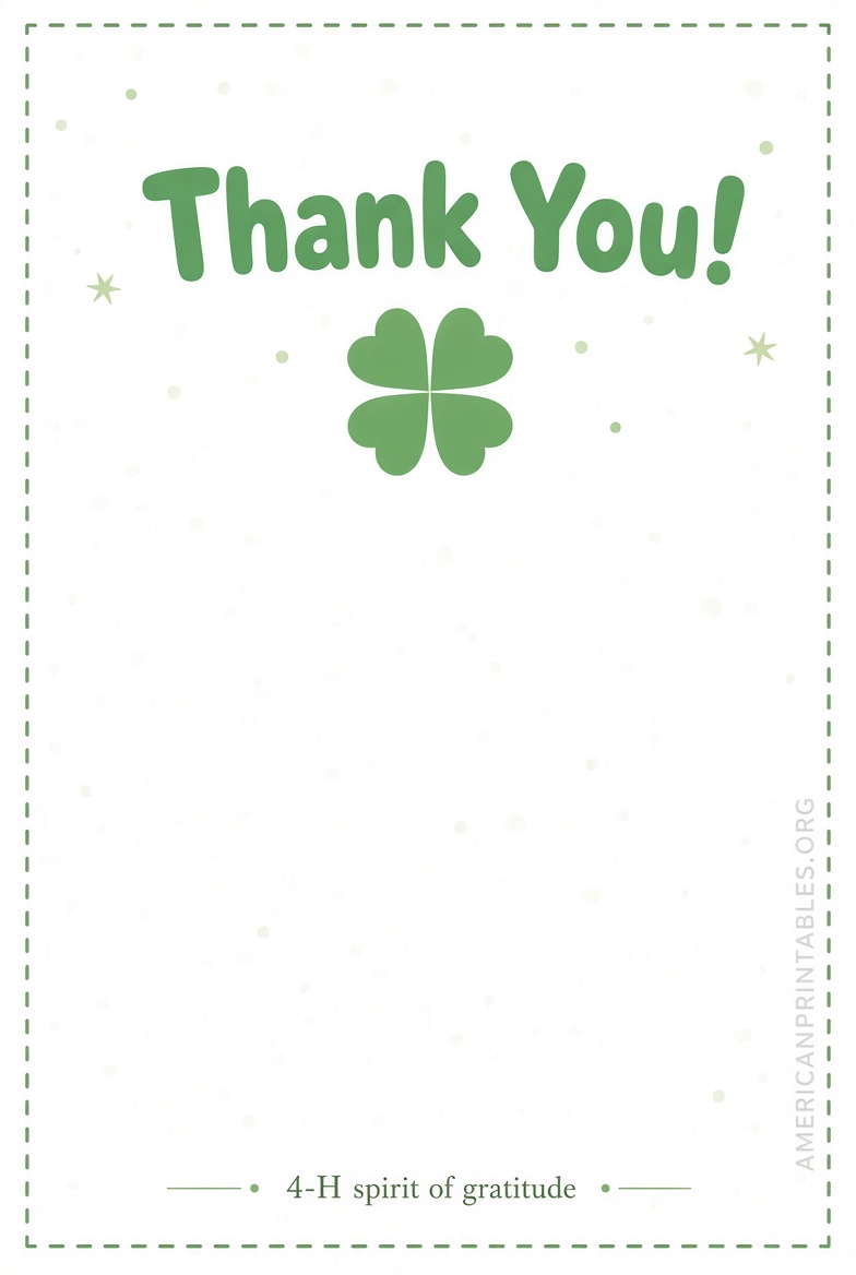 Free 4-H Thank You Cards Printable Guide (3)