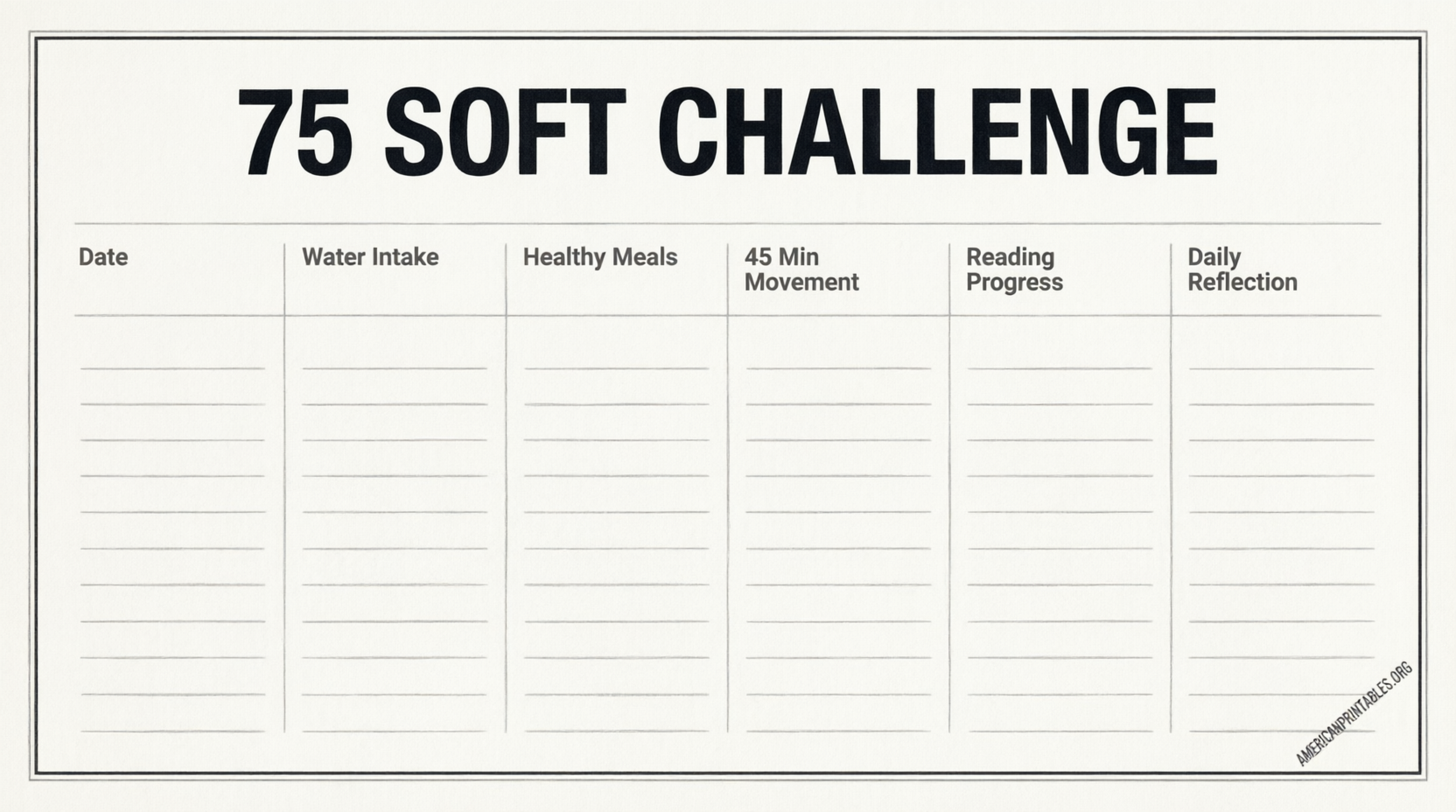 Free 75 Soft Challenge Printable Tracker PDF (3)