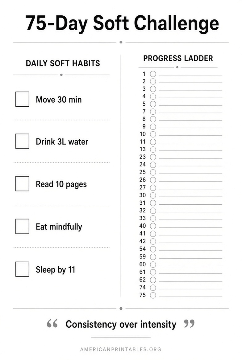 Free 75 Soft Challenge Tracker Printable PDF (4)