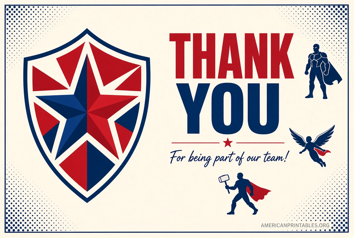 Free Avengers Thank You Cards Printable Guide (1)