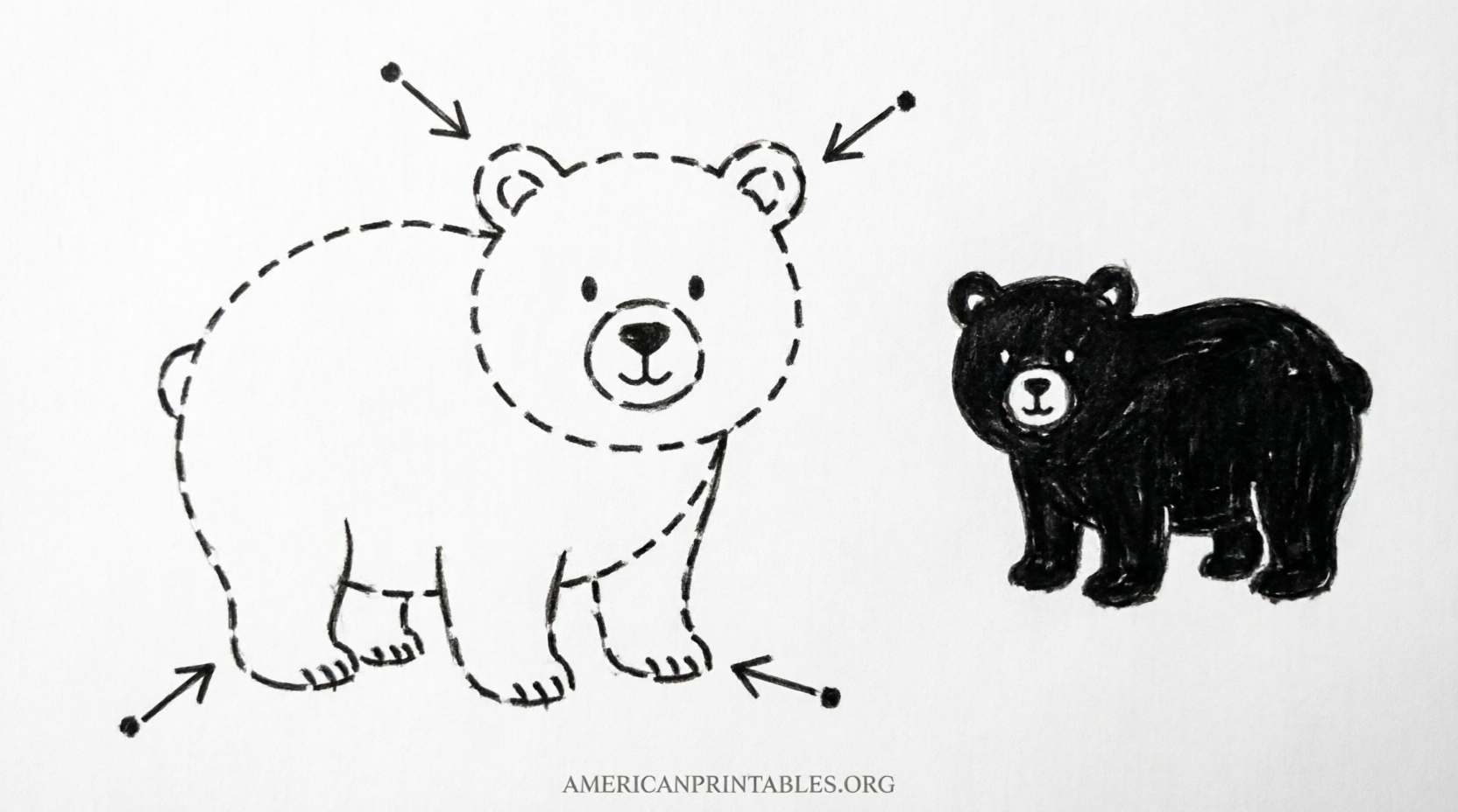 Free Brown Bear Printables PDF for Kids (2)