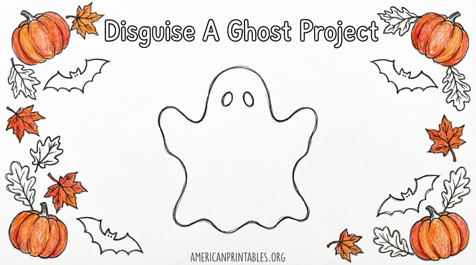 Free Disguise a Ghost Printable Projects (2)