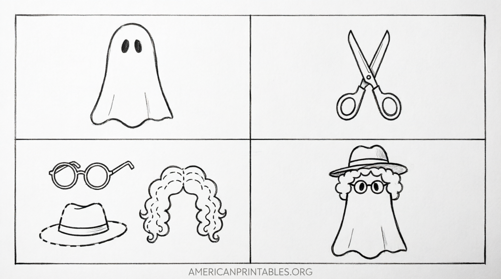 Free Disguise a Ghost Printable Projects (3)