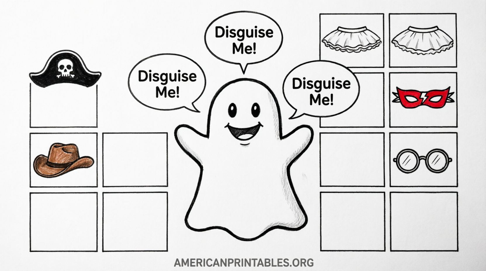 Free Disguise a Ghost Printable Projects (4)