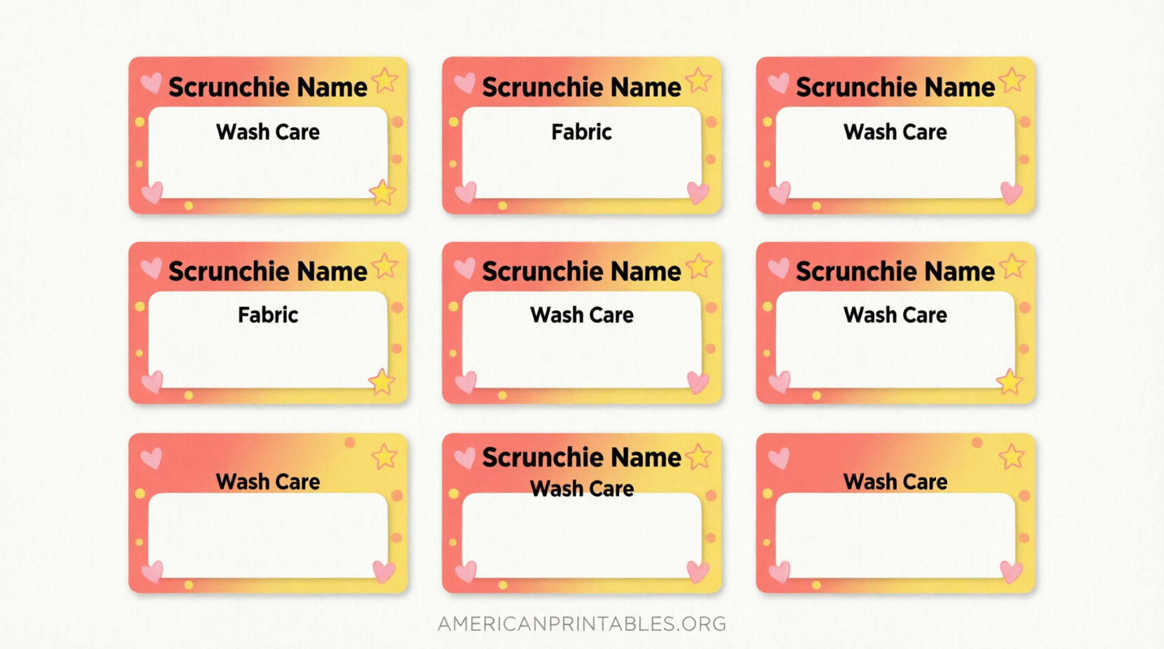 Free Editable Scrunchie Tag Template Guide (2)