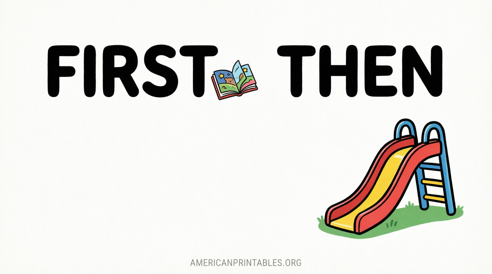 Free First Then Visual Printable Guide (1)