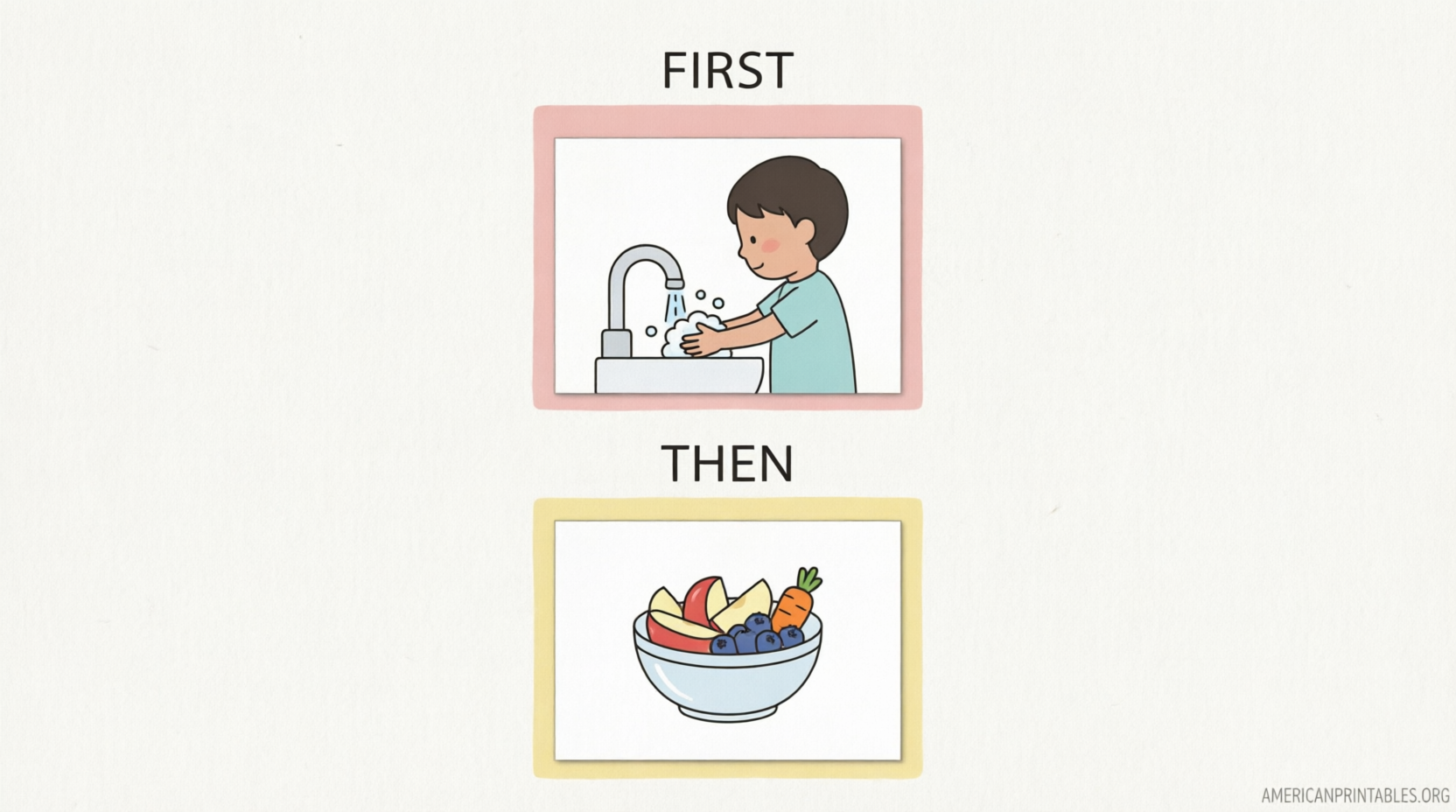 Free First Then Visual Printable Guide (4)