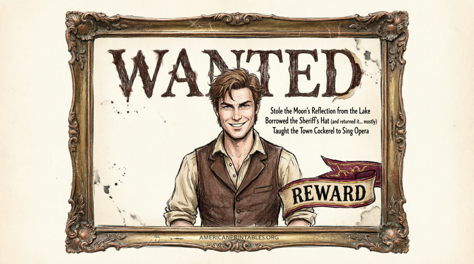 Free Flynn Rider Wanted Poster Printable (3)