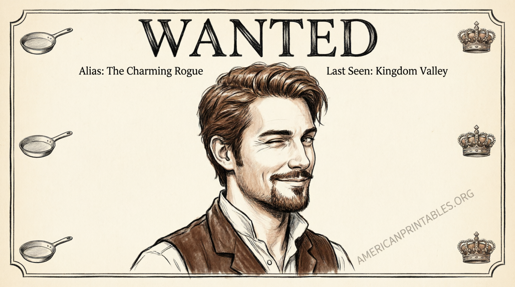 Free Flynn Rider Wanted Poster Printable (4)