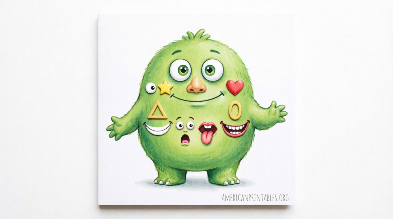Free Go Away Big Green Monster Printable Book (1)