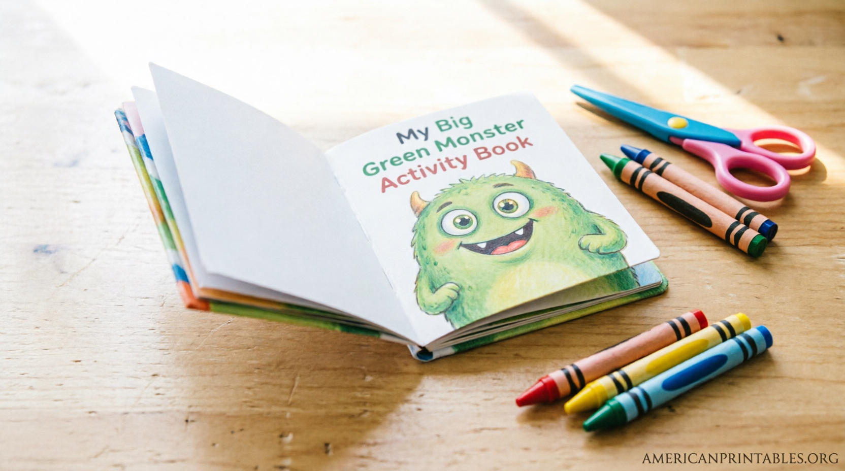 Free Go Away Big Green Monster Printable Book (3)