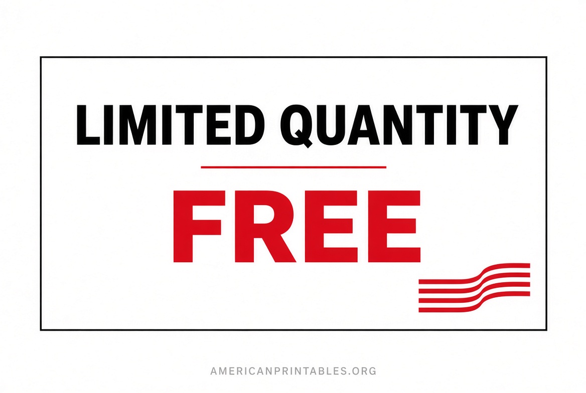 Free Limited Quantity Label Printable Guide (1)