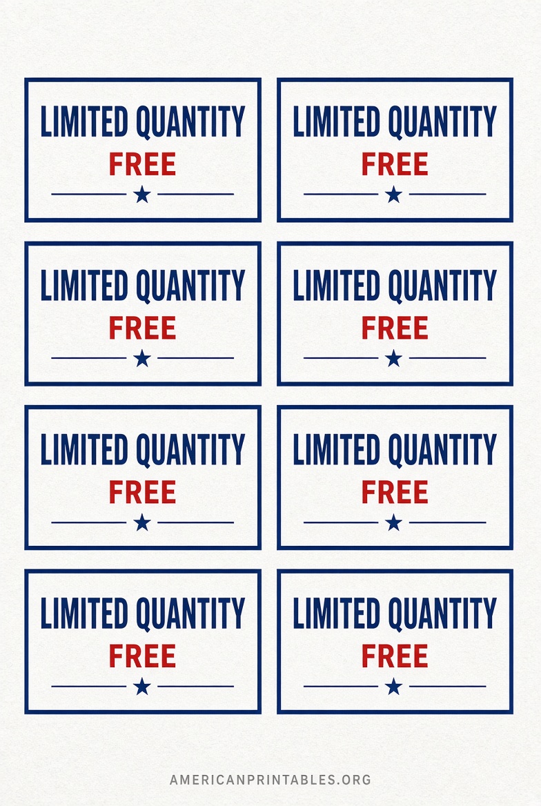 Free Limited Quantity Label Printable Guide (4)