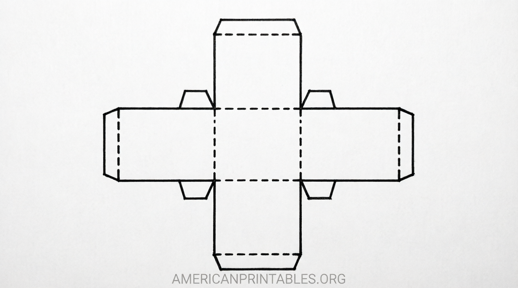 Free Net of Rectangular Prism Printable (1)