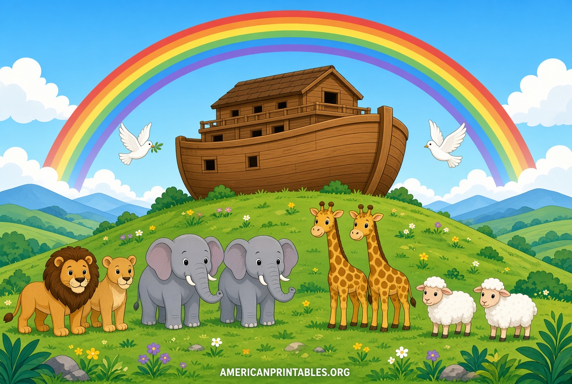 Free Noah's Ark Printable Pictures for Kids (4)
