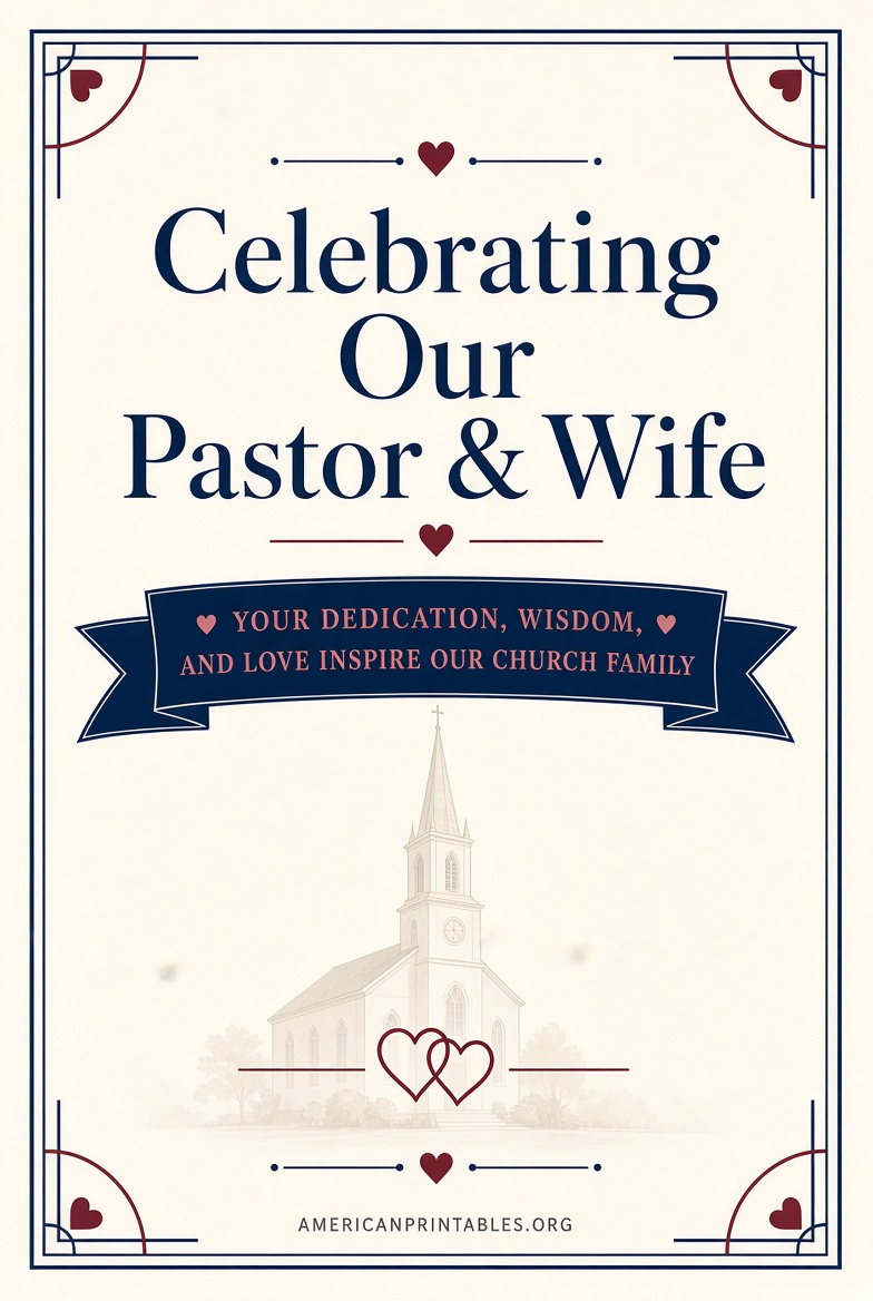 Free Pastor & Wife Appreciation Cards Printables (4)