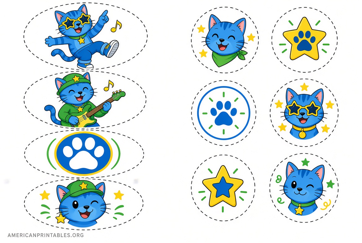 Free Pete the Cat Groovy Buttons Printables (2)