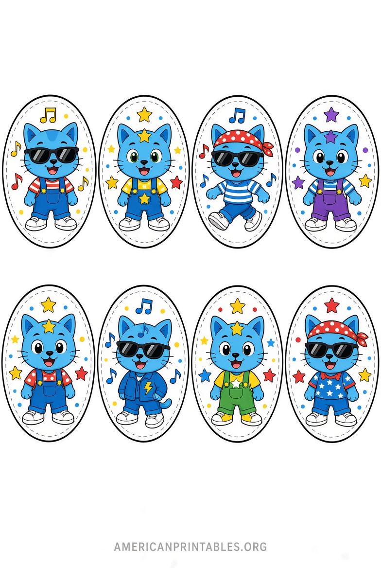 Free Pete the Cat Groovy Buttons Printables (4)