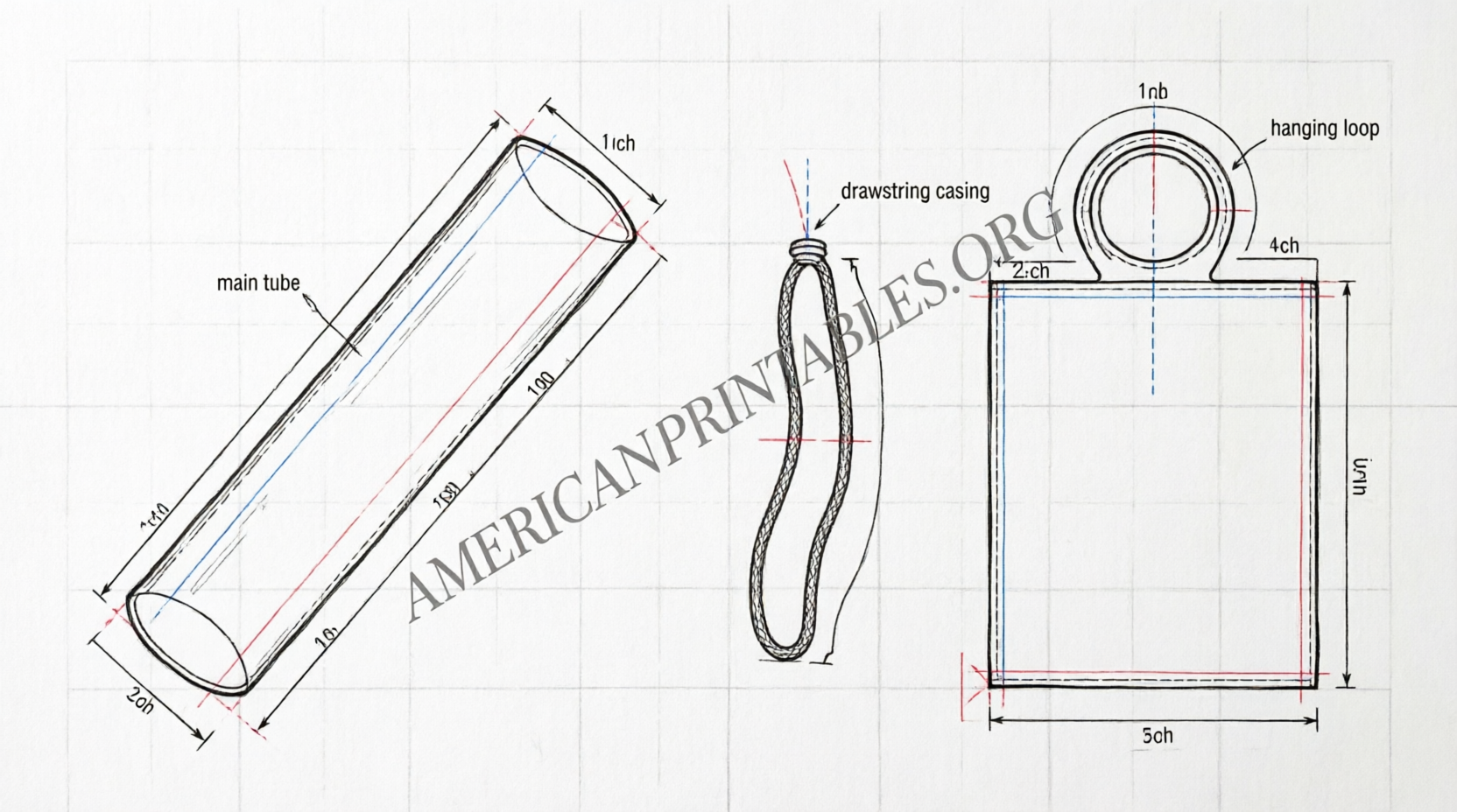 Free Plastic Bag Holder Printable Pattern (1)