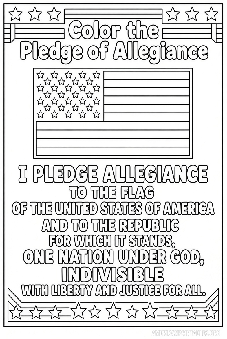 Free Pledge of Allegiance Printable (3)