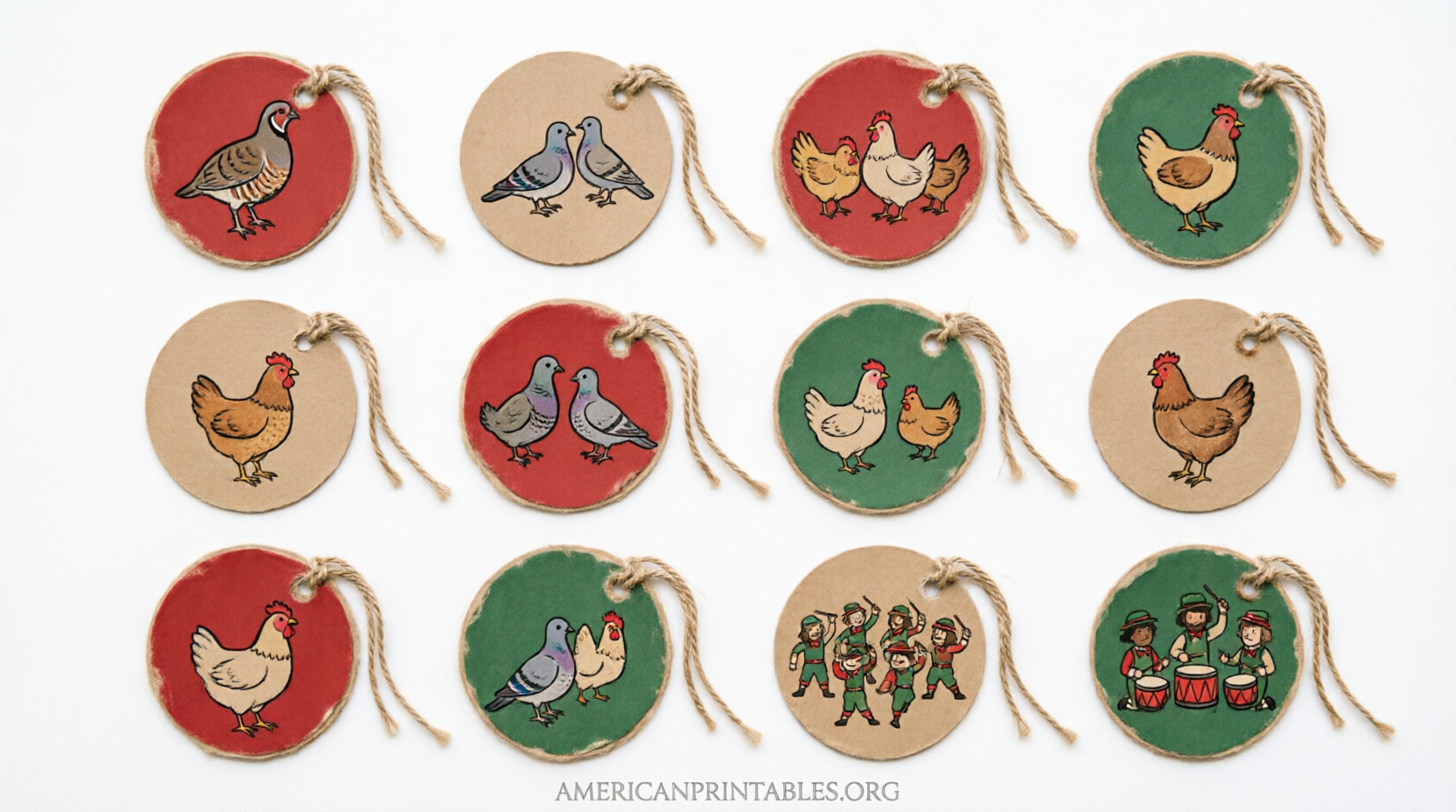 Free Printable 12 Days of Christmas Pictures (3)