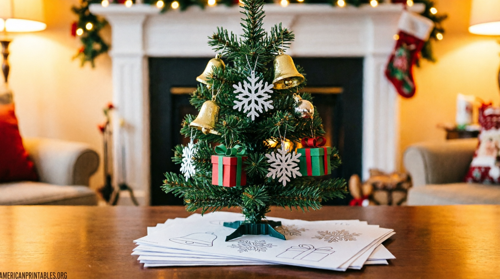 Free Printable 3D Christmas Ornaments (2)