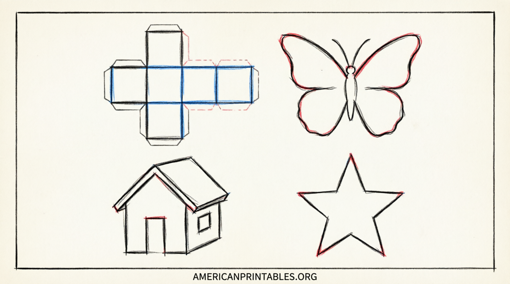 Free Printable 3D Pen Templates for Beginners (1)