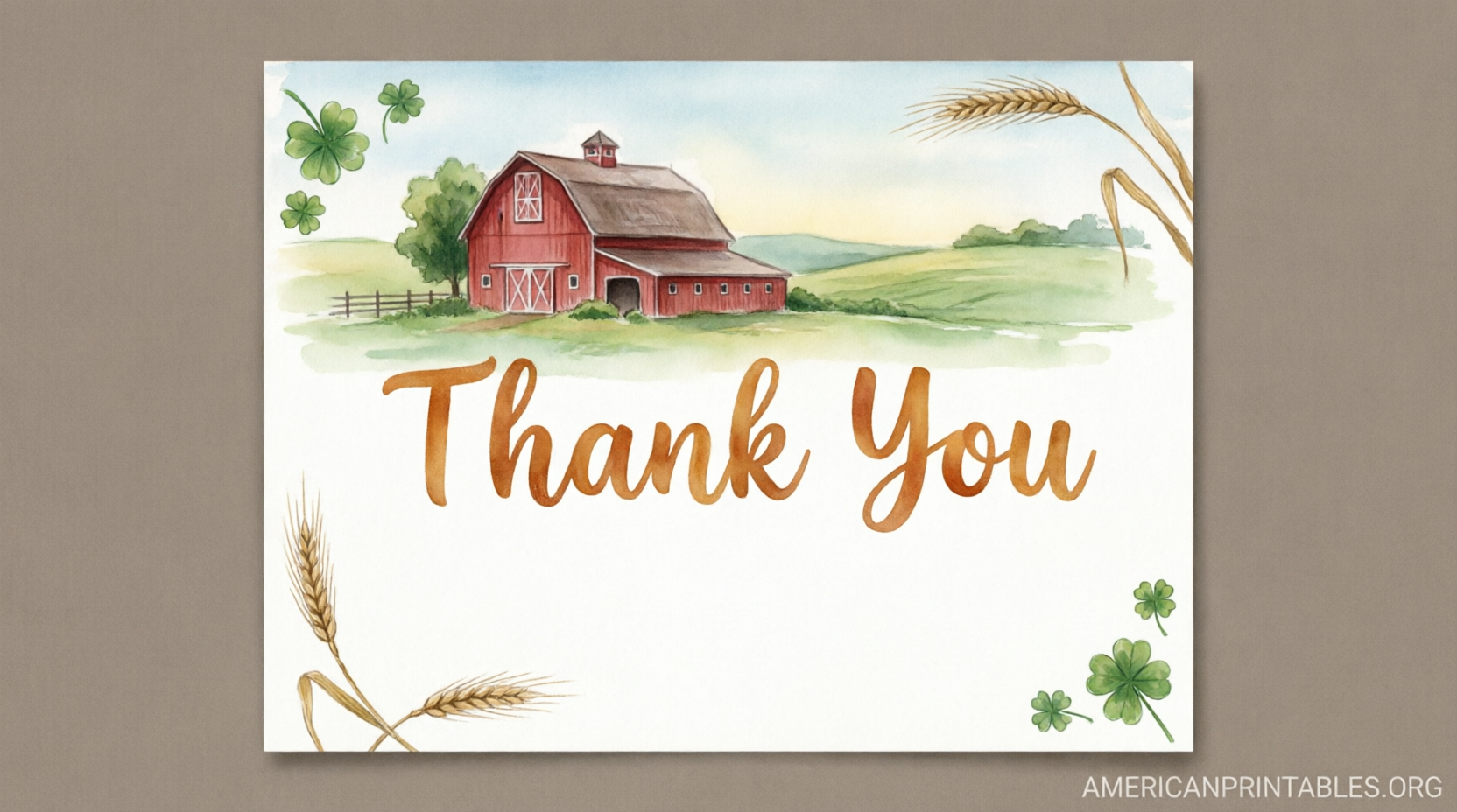 Free Printable 4-H Thank You Cards Guide (4)