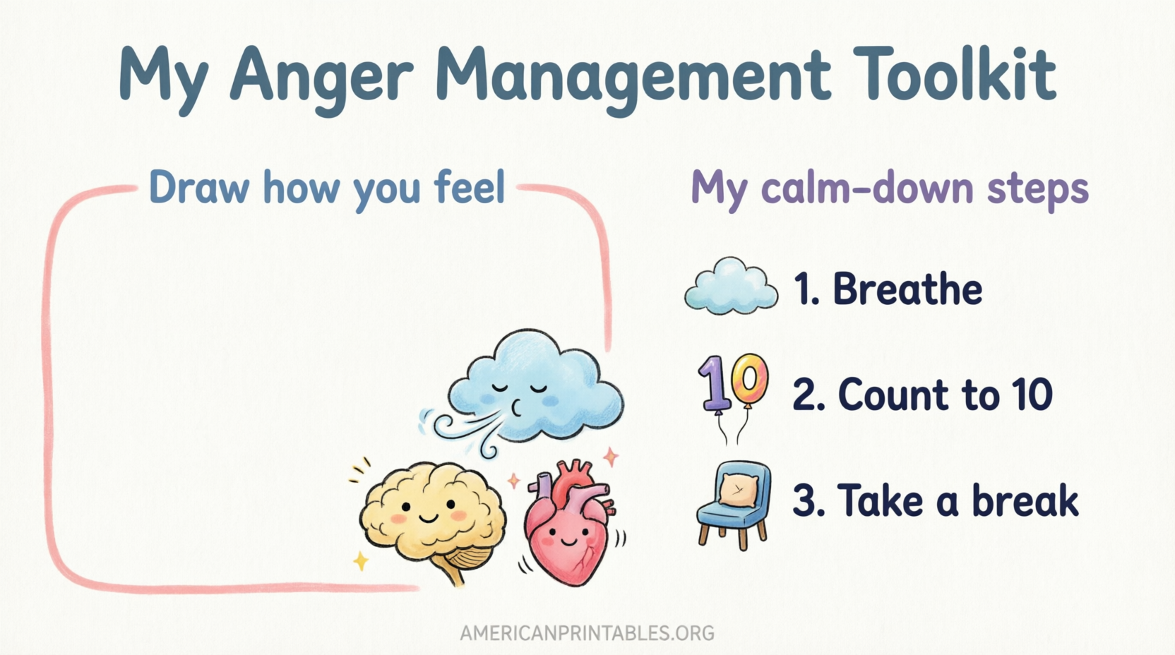 Free Printable Anger Management Activities (1)
