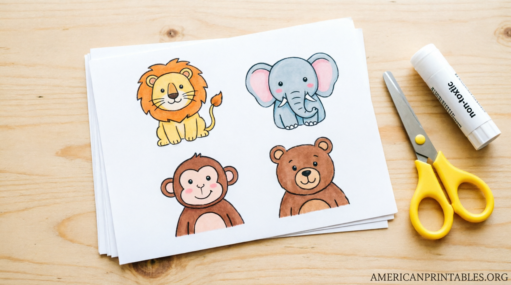 Free Printable Animal Finger Puppets for Kids (1)