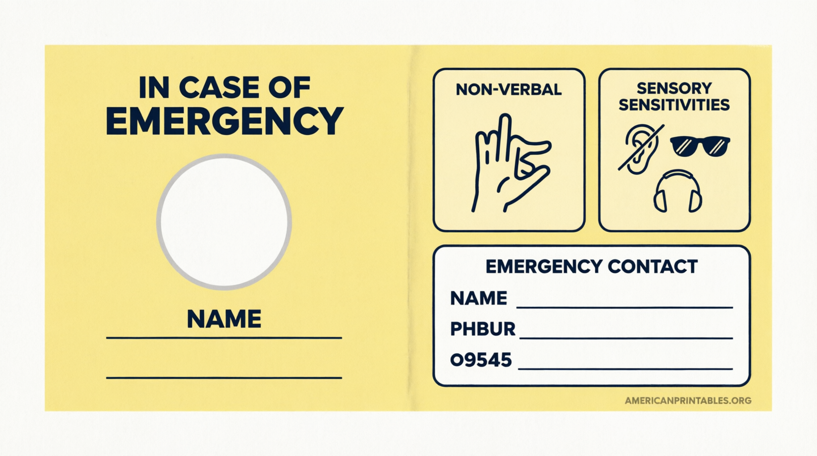 Free Printable Autism ID Cards for Safety (2)
