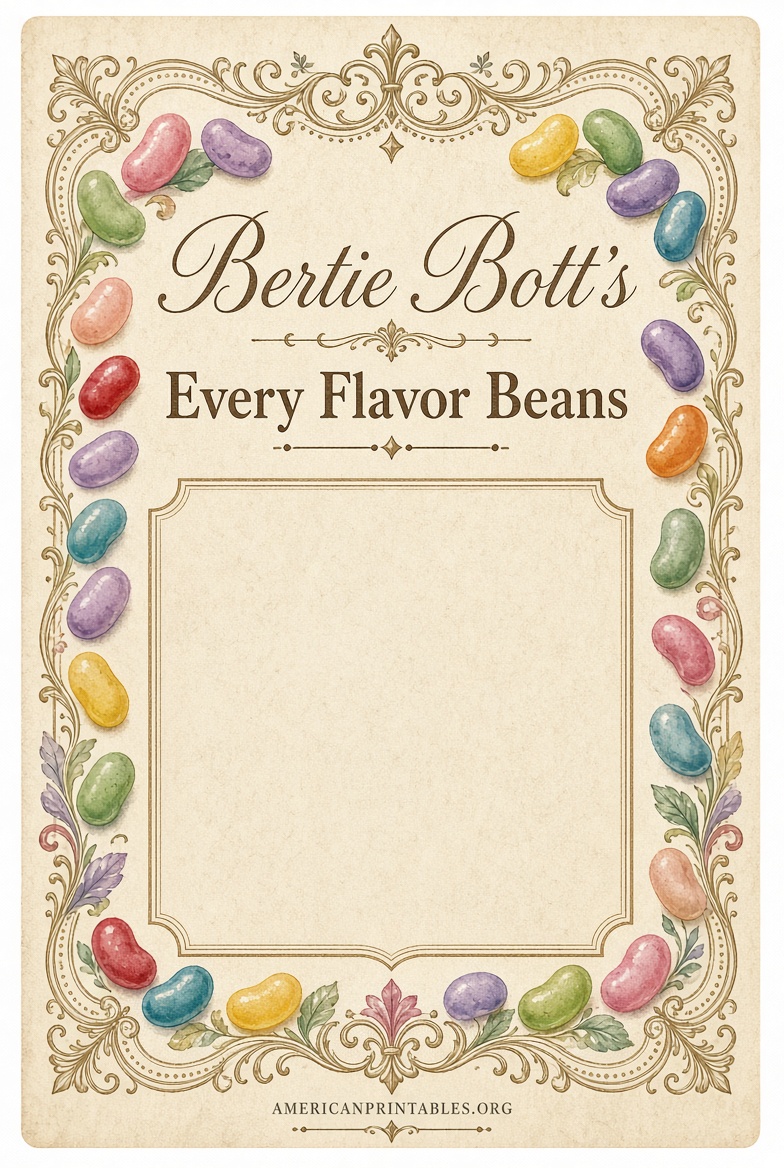 Free Printable Bertie Bott's Every Flavor Beans Labels (3)