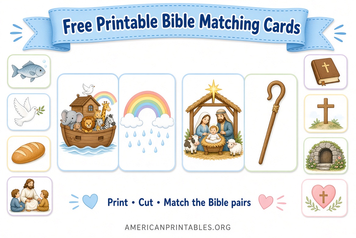 Free Printable Bible Matching Game (4)