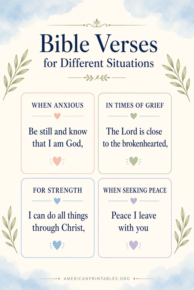 Free Printable Bible Verses for Different Situations (1)