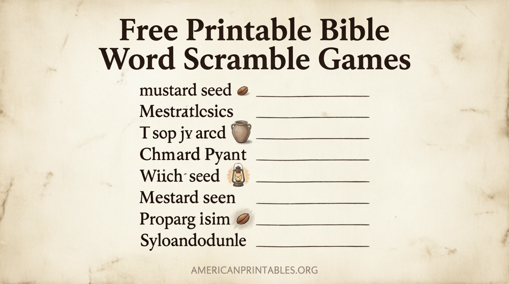 Free Printable Bible Word Scramble Games (2)