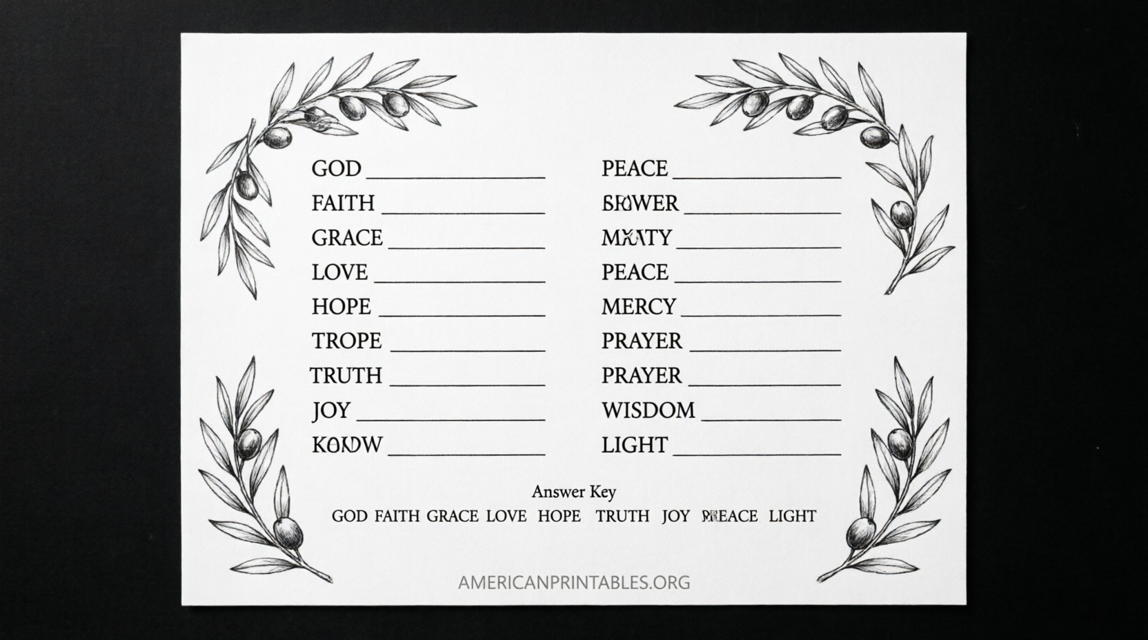 Free Printable Bible Word Scramble Games (3)