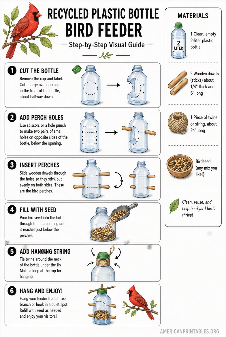 Free Printable Bird Feeder Plans (USA DIY Guide) (1)