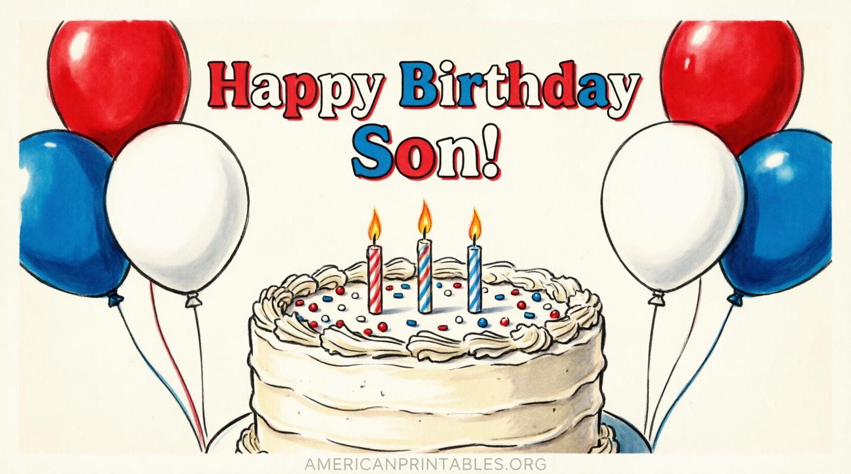 Free Printable Birthday Cards for Son (1)