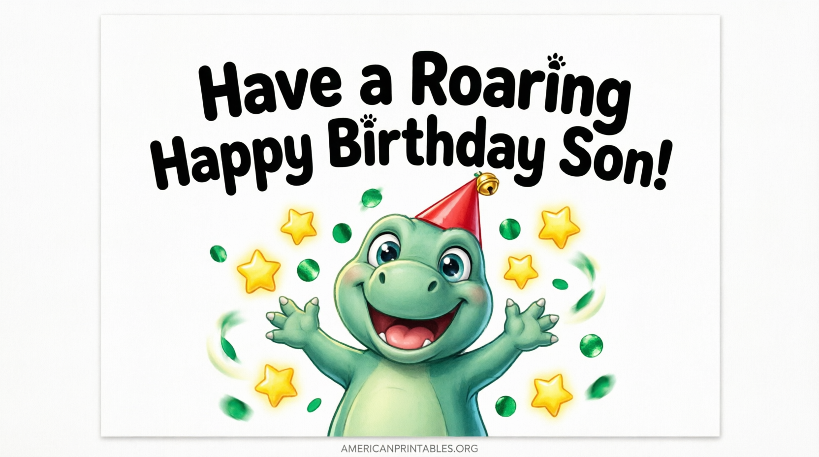 Free Printable Birthday Cards for Son (3)