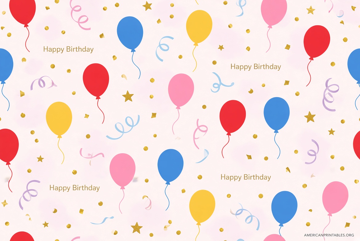 Free Printable Birthday Wrapping Paper (1)