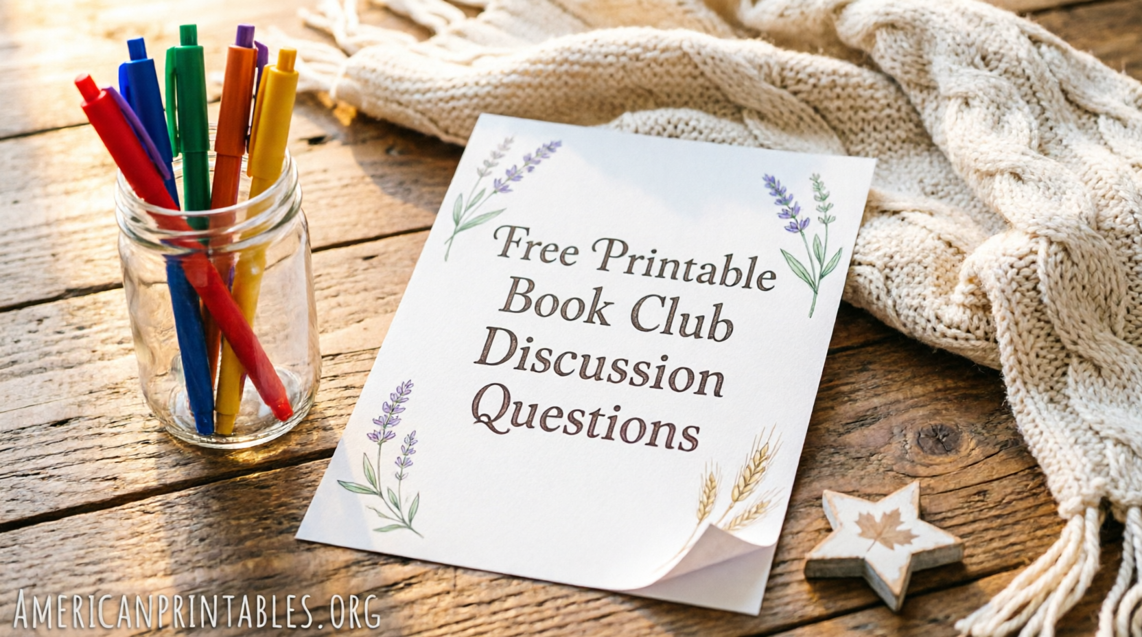 Free Printable Book Club Discussion Questions (3)