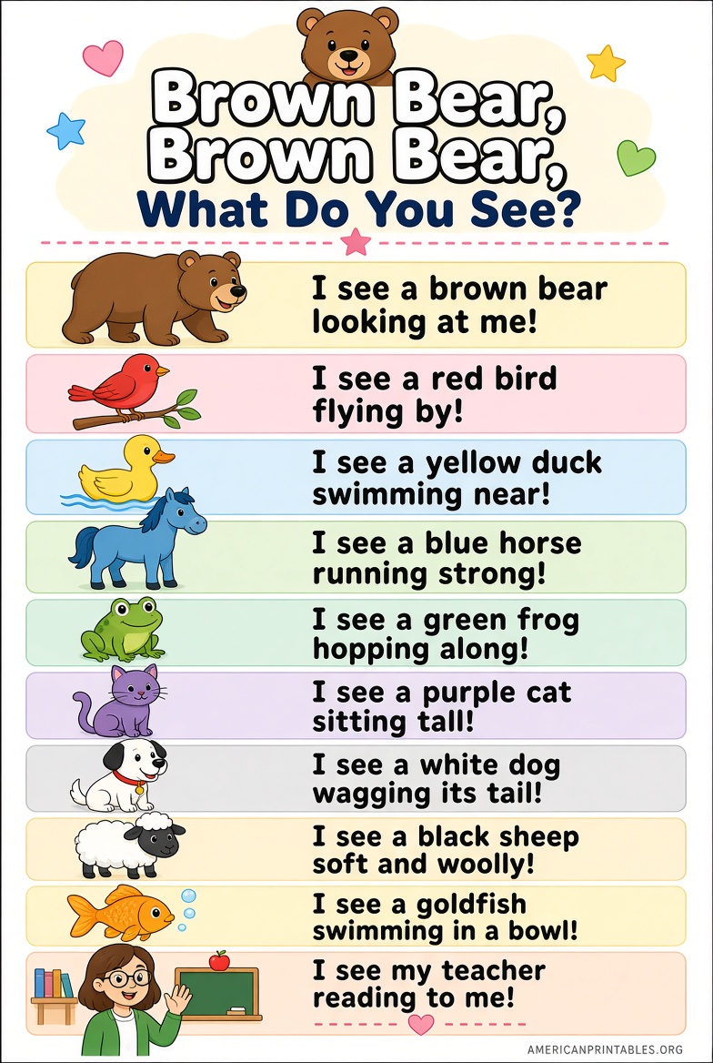 Free Printable Brown Bear Brown Bear Book (1)