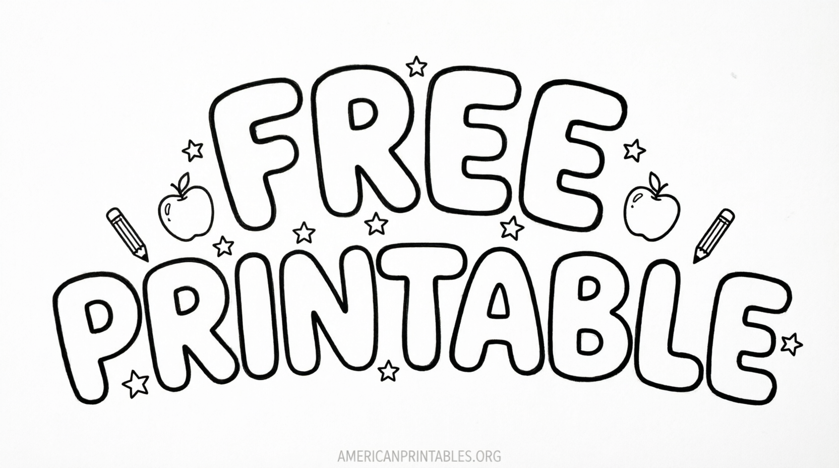Free Printable Bubble Letters for Bulletin Boards (2)