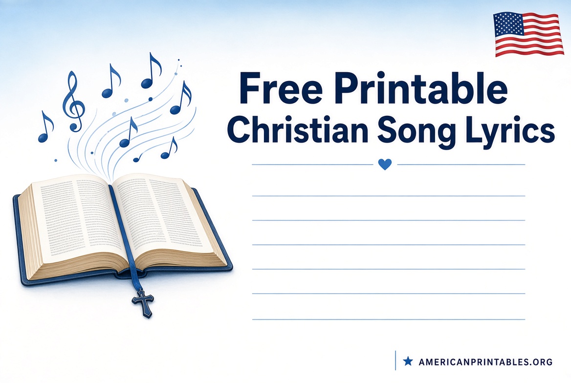 Free Printable Christian Song Lyrics (4)